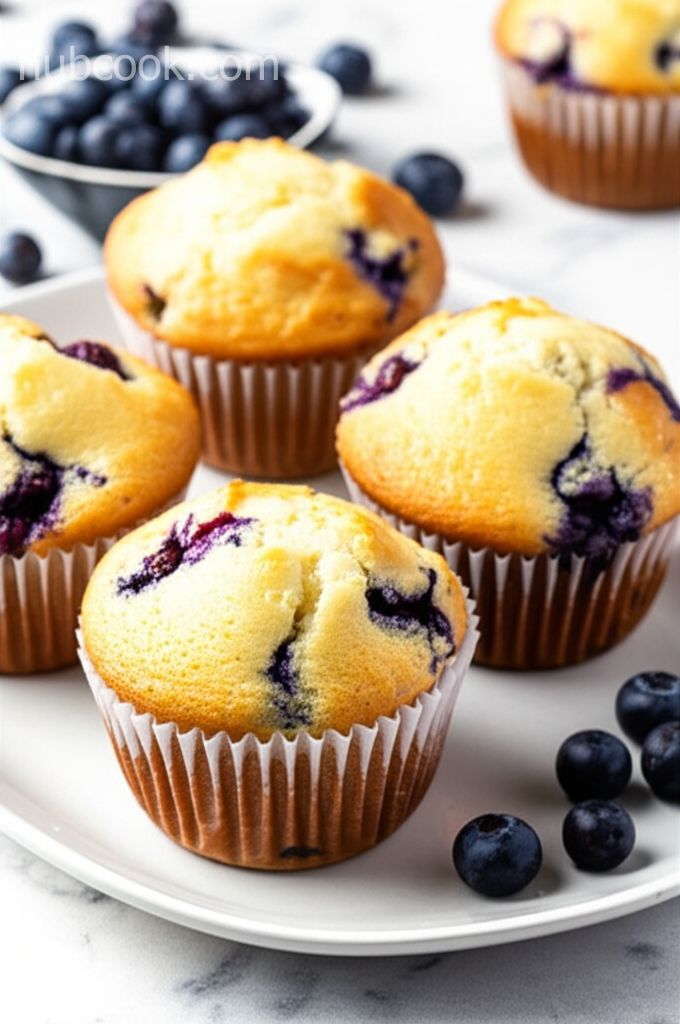 Cream Cheese-Blueberry Muffins