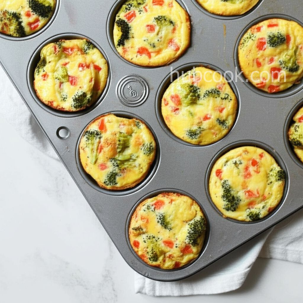 Crustless Cottage Cheese Mini Quiches