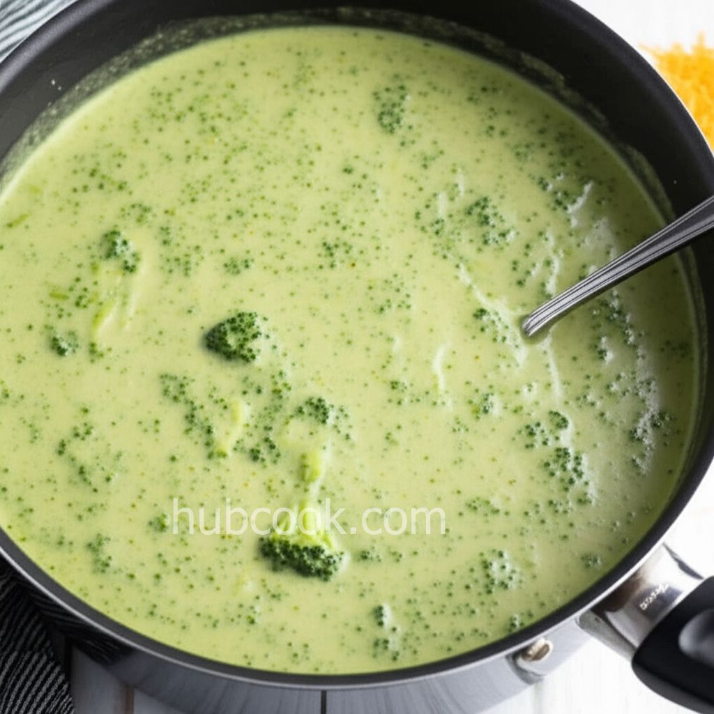 Easy Cheesy Cream of Broccoli Soup