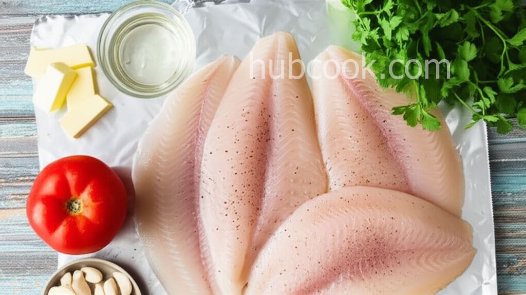Easy Tilapia with Wine and Tomatoes