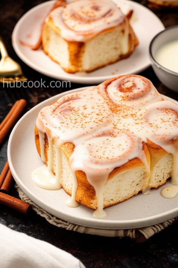 Eggnog Cinnamon Rolls