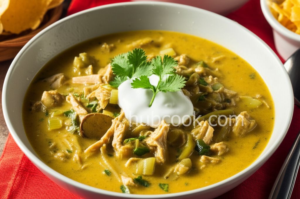 Green Chile Chicken Soup