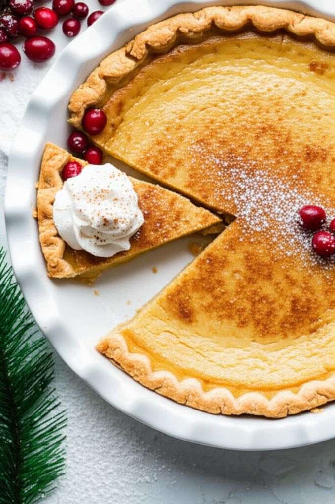 Holiday Eggnog Pie