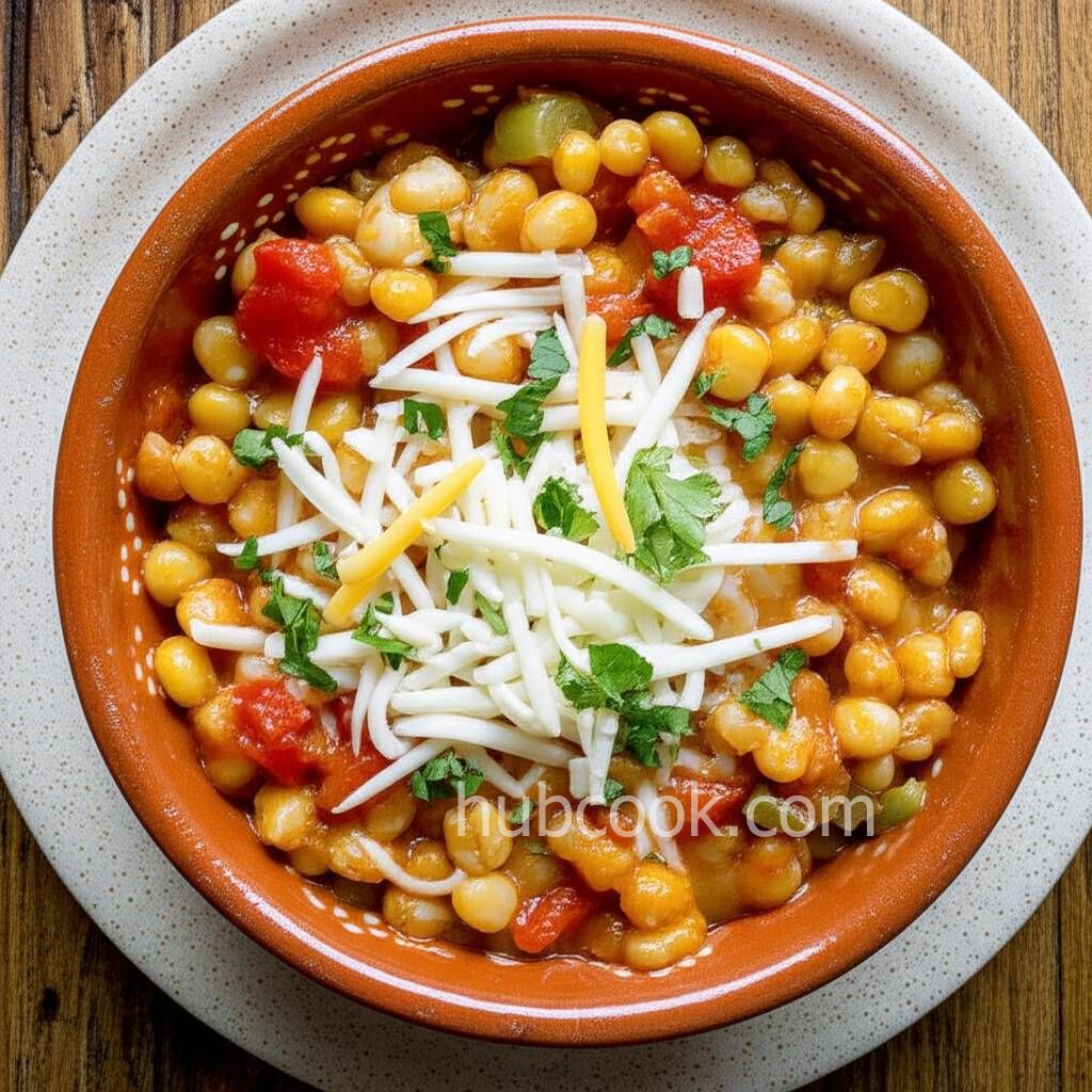 Hominy with Chiles and Tomatoes