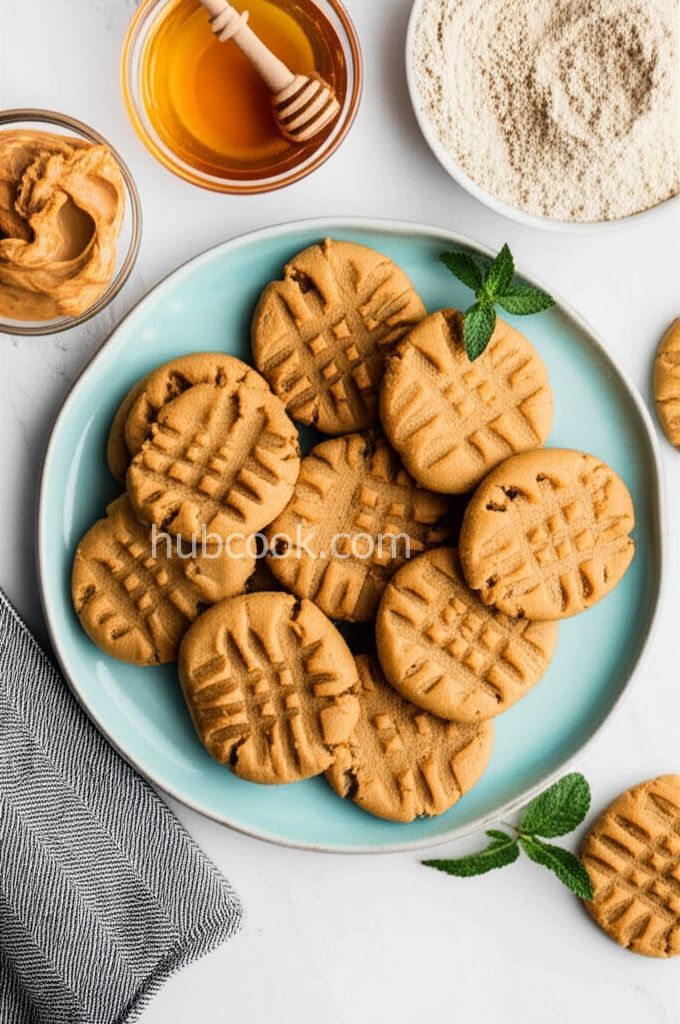 Honey Whole Wheat Peanut Butter Cookies