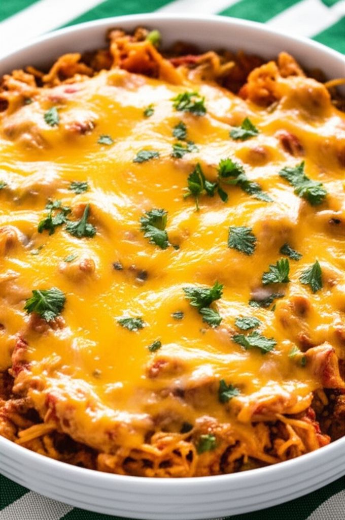Instant Pot® Spicy Chicken Spaghetti Casserole with Frozen Chicken Breasts
