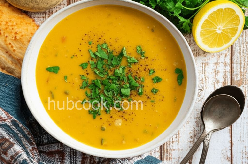 Lebanese Lemon Lentil Soup