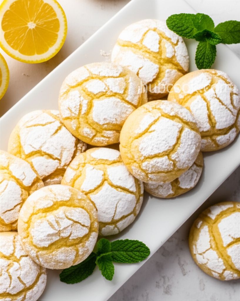 Lemon Turmeric Crinkles