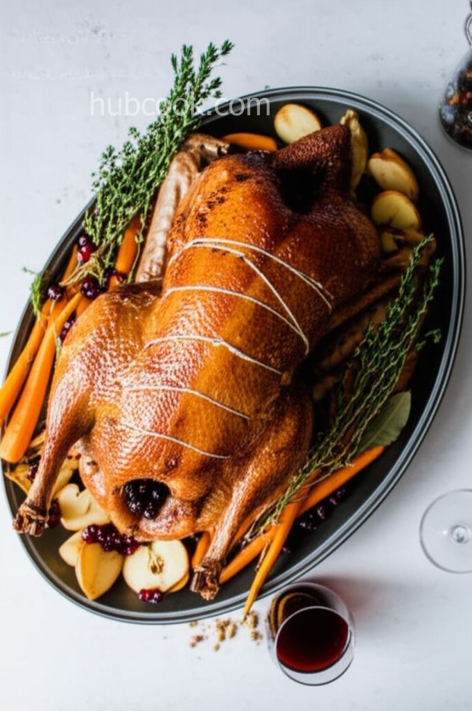 Roast Goose with Stuffing