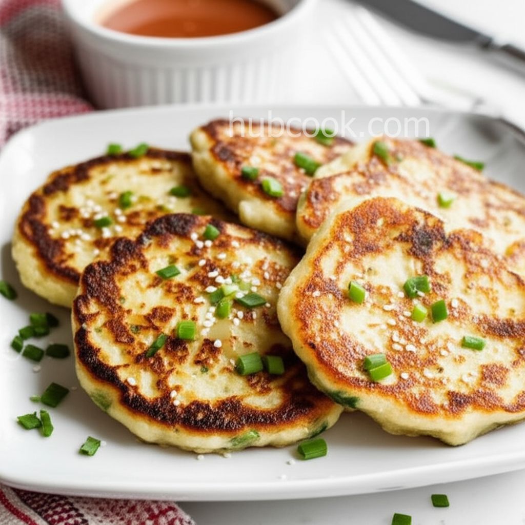 Scallion Mashed Potato Pancakes