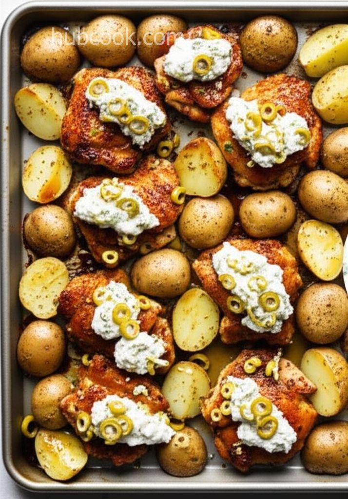 Sheet Pan Lemon Balsamic Chicken and Potatoes