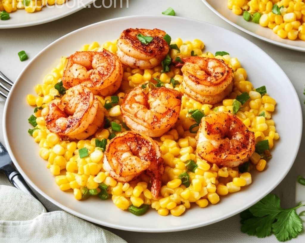 Shrimp and Sweet Corn Maque Choux