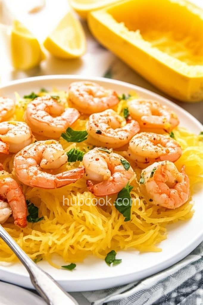 Shrimp Scampi with Spaghetti Squash