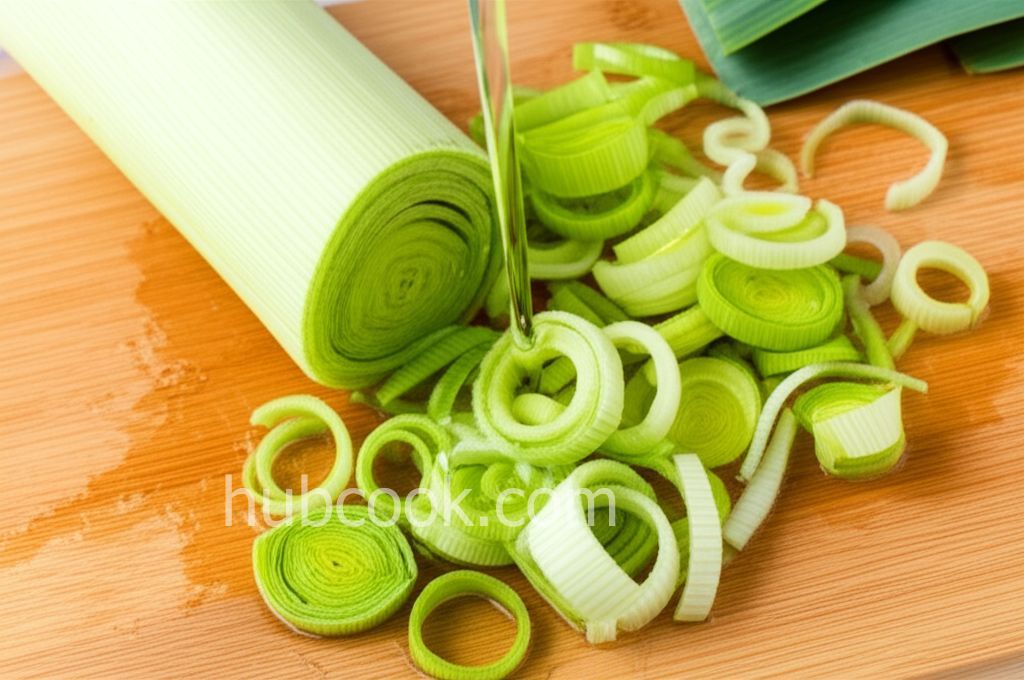 Simple Vegetarian Leek Patties