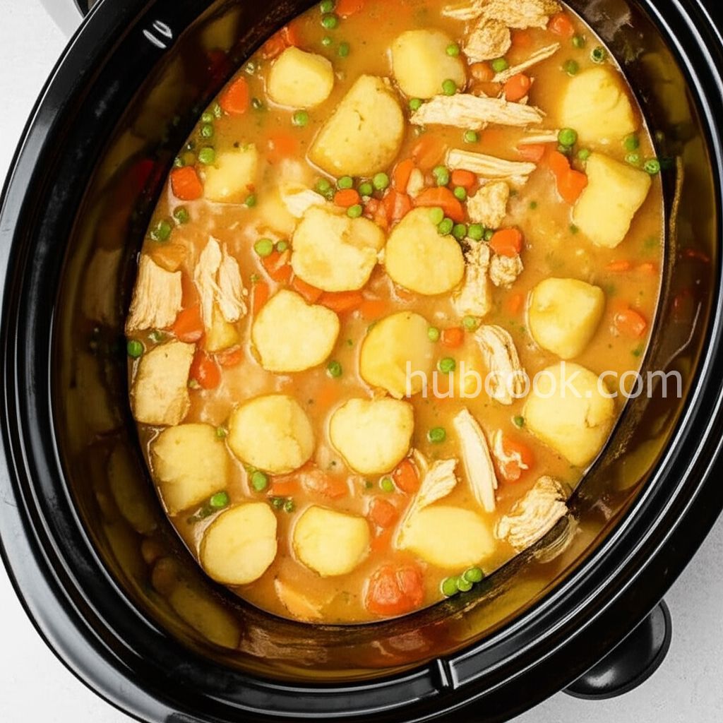 Slow Cooker Chicken Pot Pie Stew
