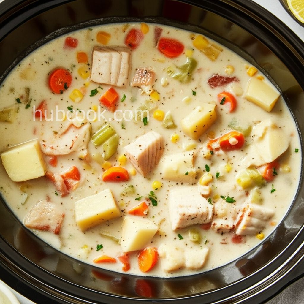 Slow-Cooker Fish Chowder
