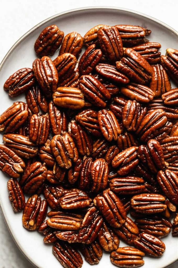 Spicy Glazed Pecans