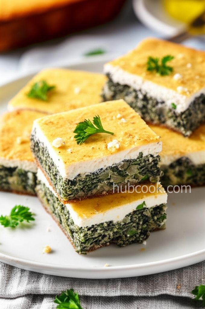 Spinach Feta Brownies