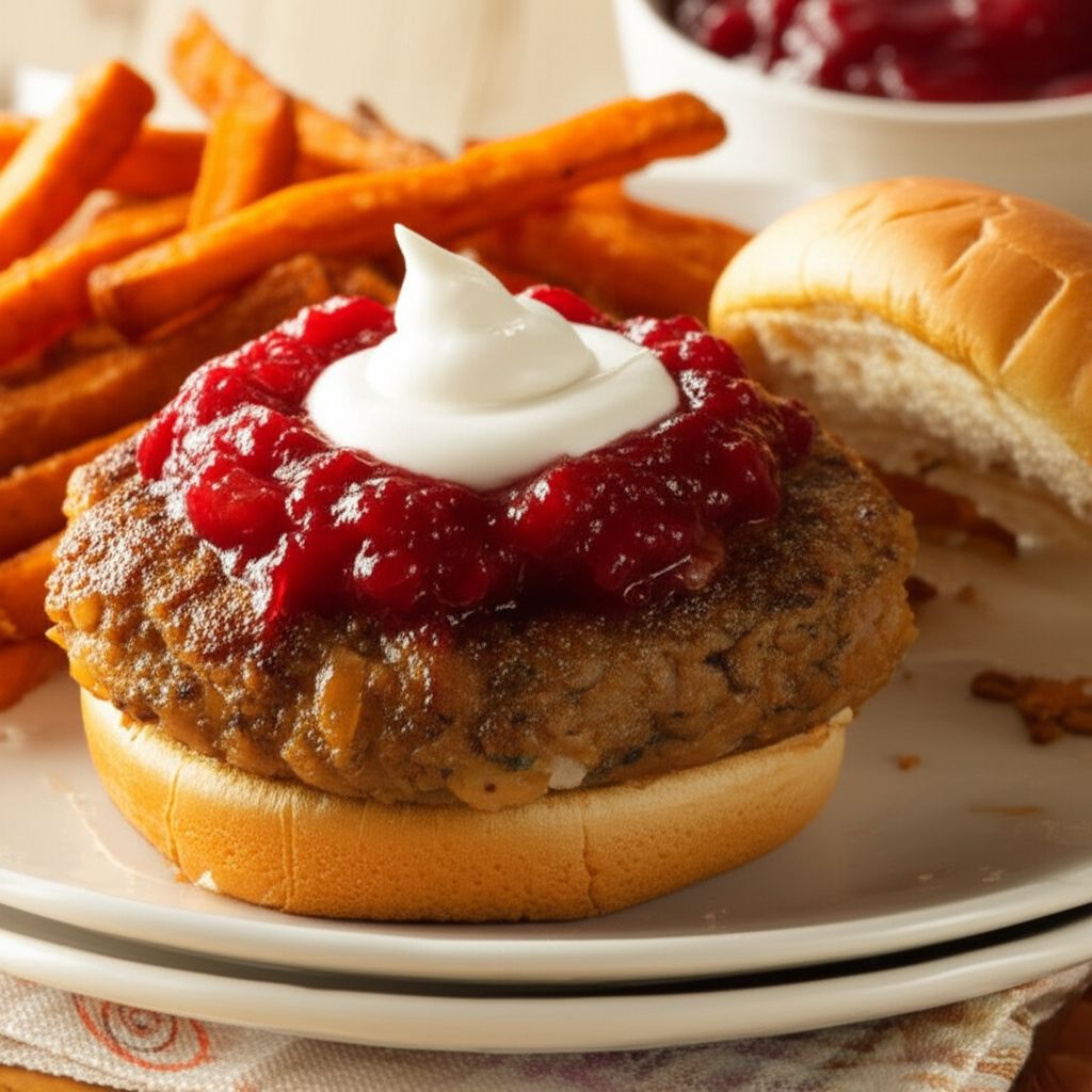 Thanksgiving-Flavored Turkey Burgers