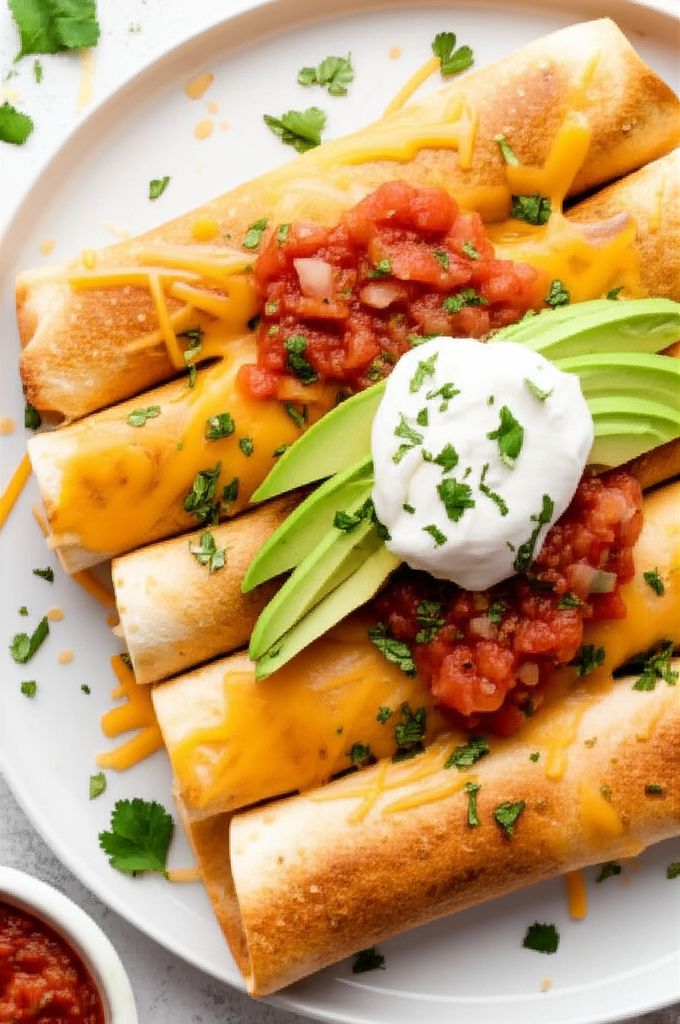 Air Fryer Chimichangas