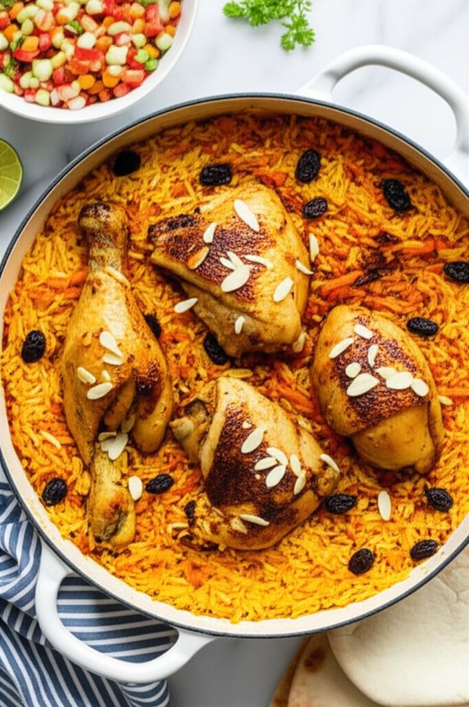 Al Kabsa (Traditional Saudi Rice and Chicken)