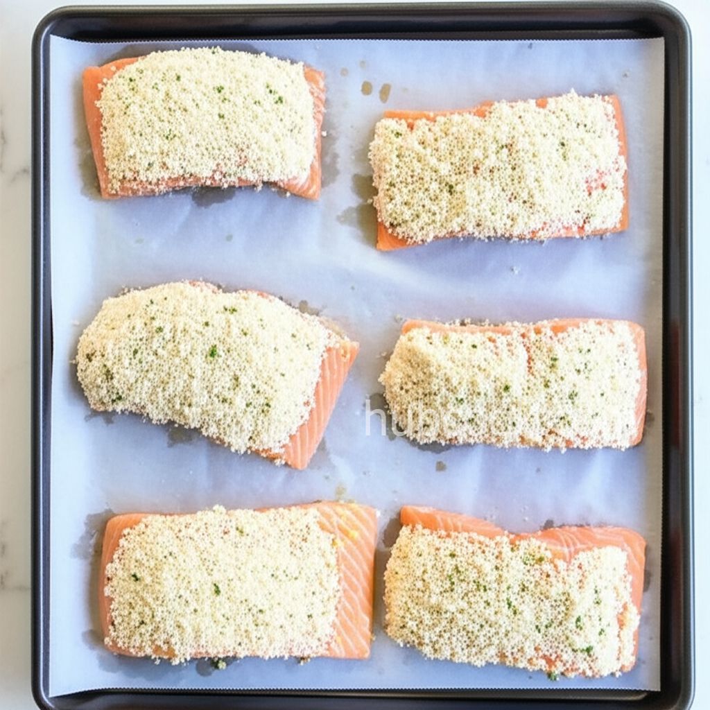 Baked Salmon with Coconut Crust