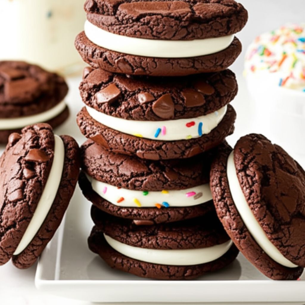 Brownie Cookie Whoopie Pies