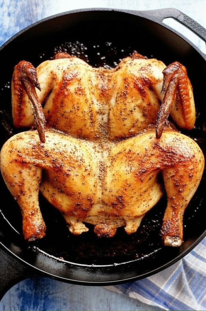 Chef John's Chicken Under a Brick