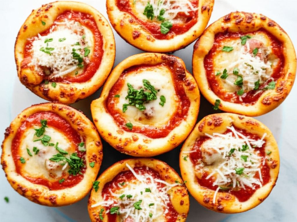 Chicago Deep-Dish Pizza Muffins
