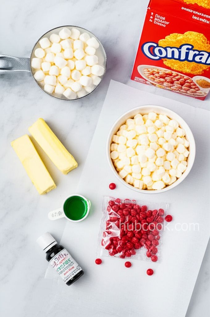 Christmas Cornflake Wreath Cookies
