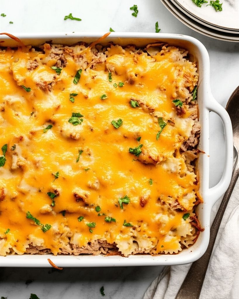 Easy Cheesy Tuna Casserole