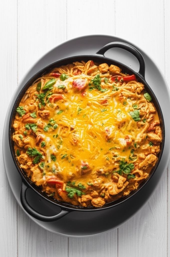 Easy Mexican Chicken Spaghetti