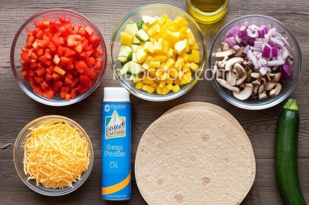 Farmer's Market Vegetarian Quesadillas