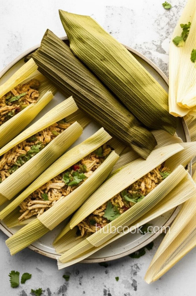 Green Chicken Tamales