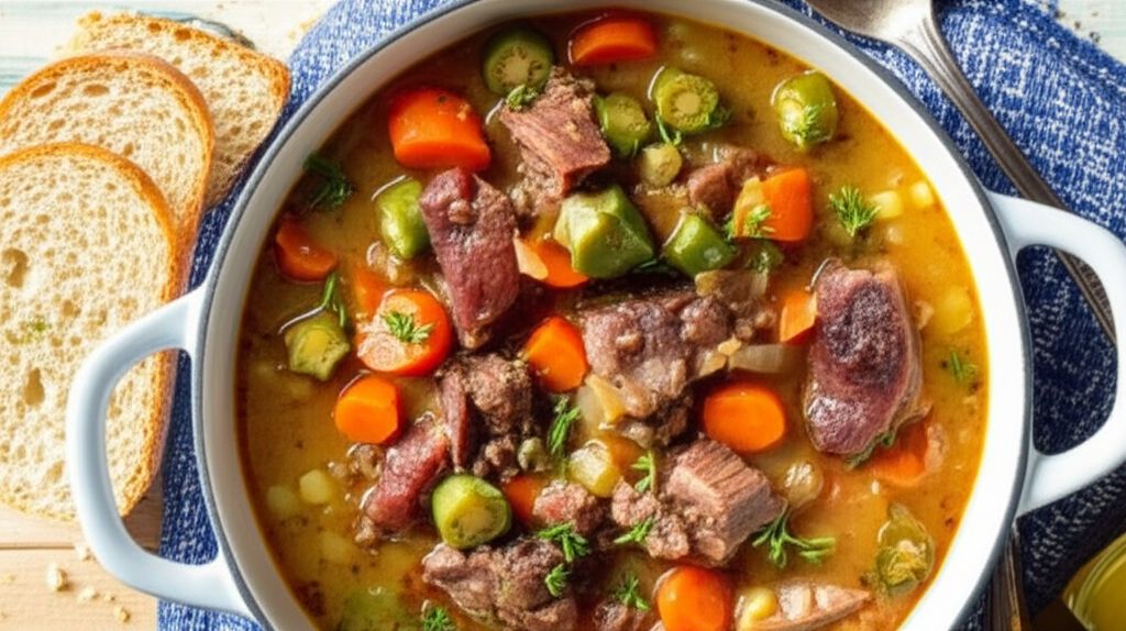 Oxtail Soup with Vegetables