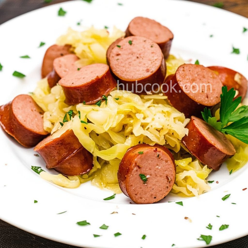 Polish Link Sausage and Cabbage