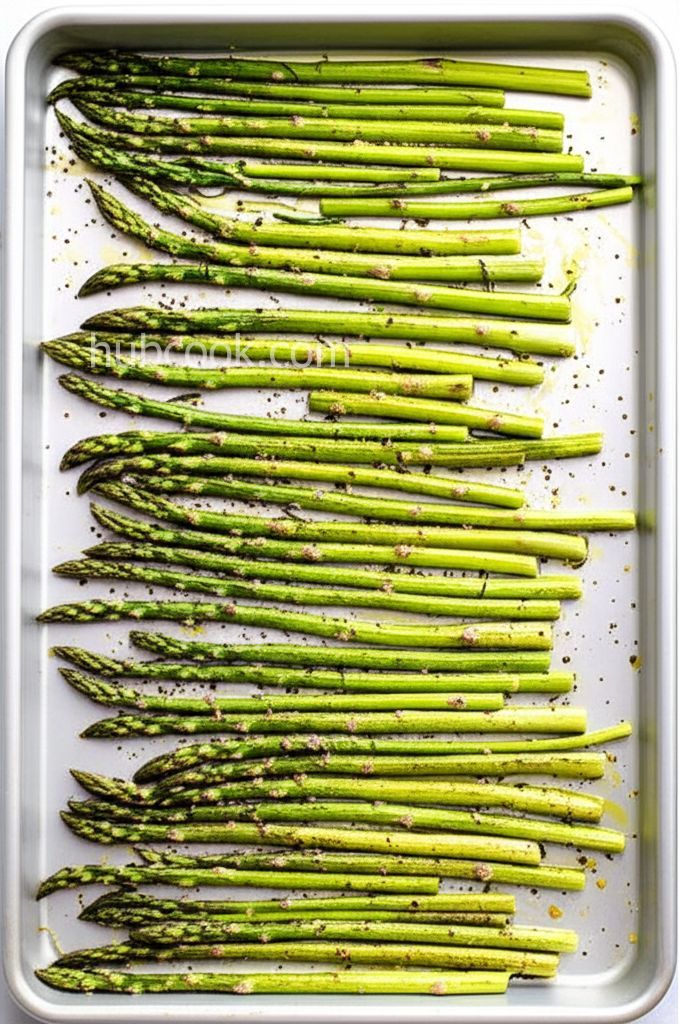 Roasted Asparagus and Mushrooms