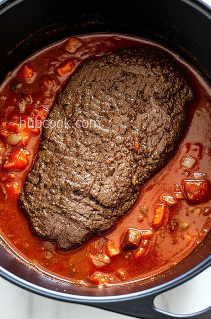 Simple Swiss Steak in a Dutch Oven