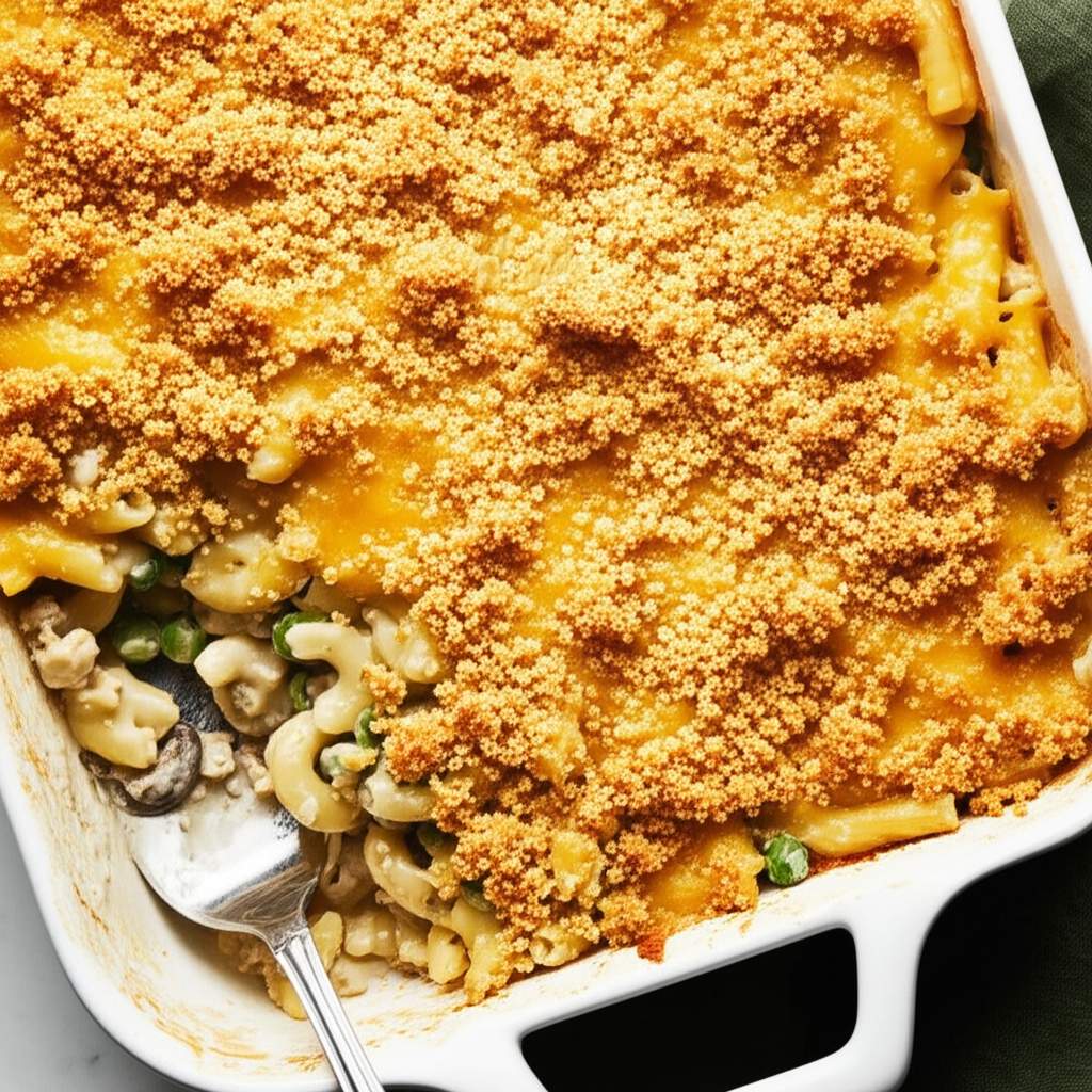 Tuna Noodle Casserole from Scratch