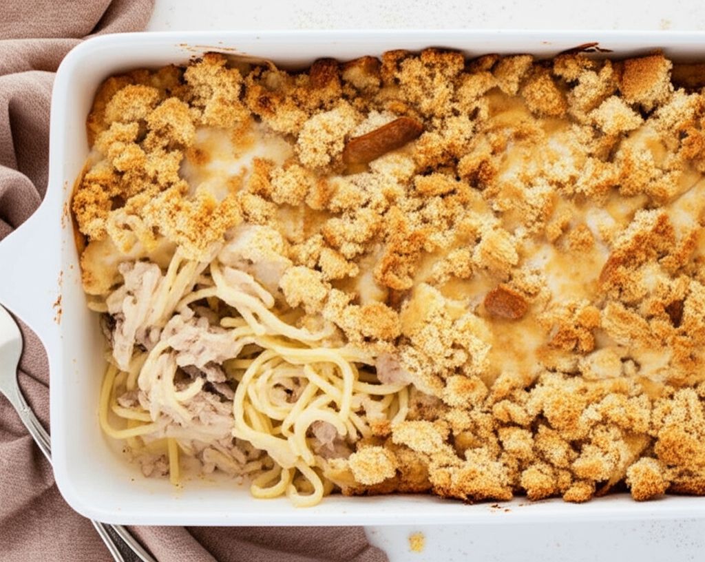 Best Tuna Noodle Casserole from Scratch