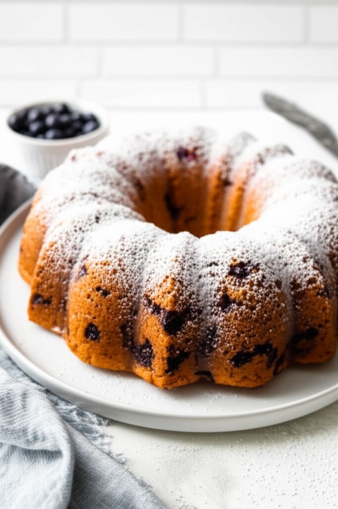 Blueberry Yogurt Pound Cake