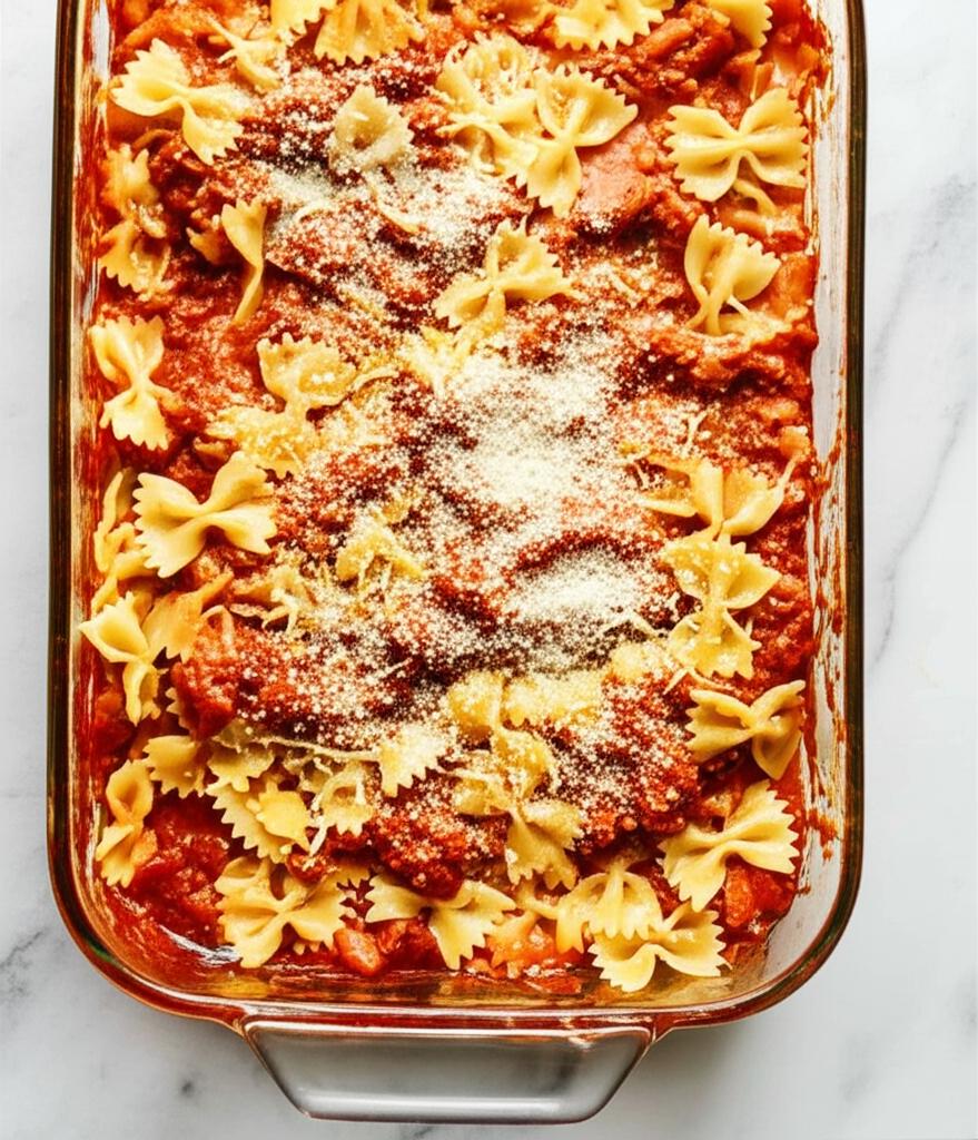 Bow Tie Pasta with Tomato Tuna Sauce