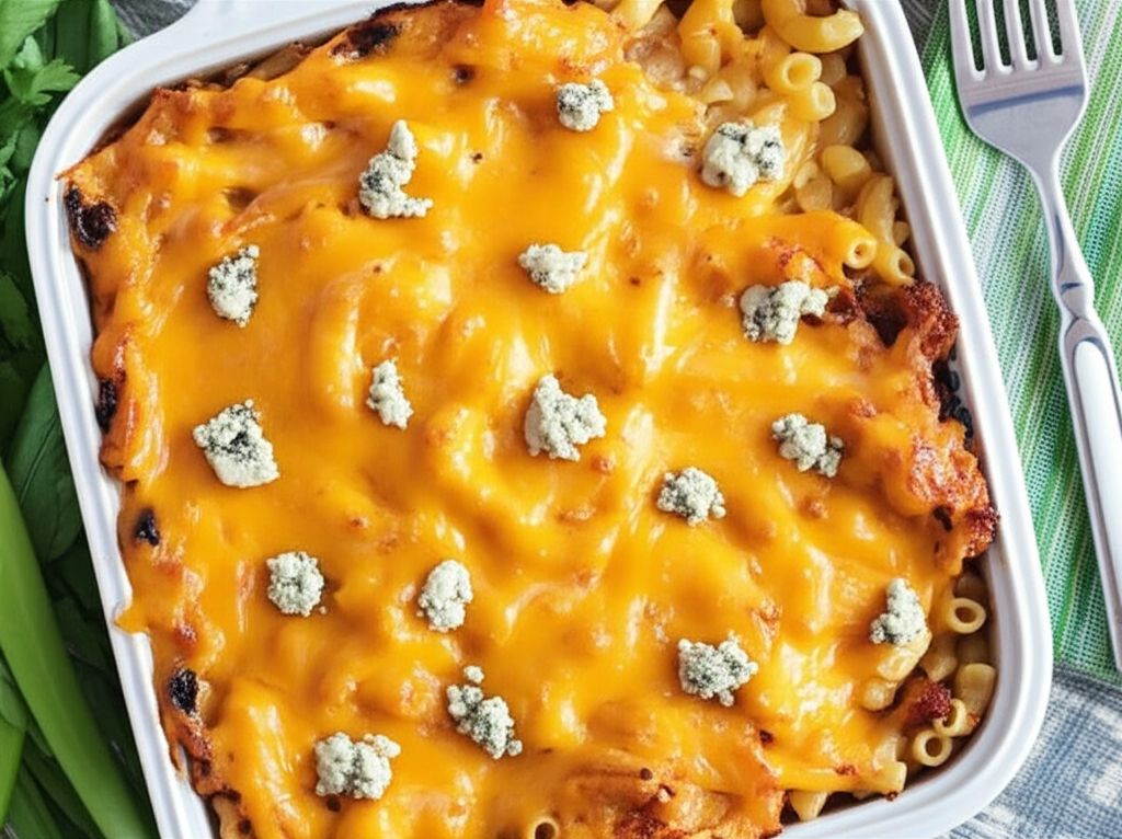 Buffalo Chicken Macaroni and Cheese