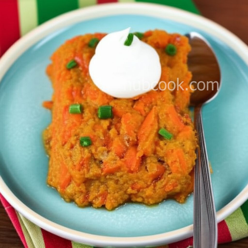 Carrot Souffle with Brown Sugar