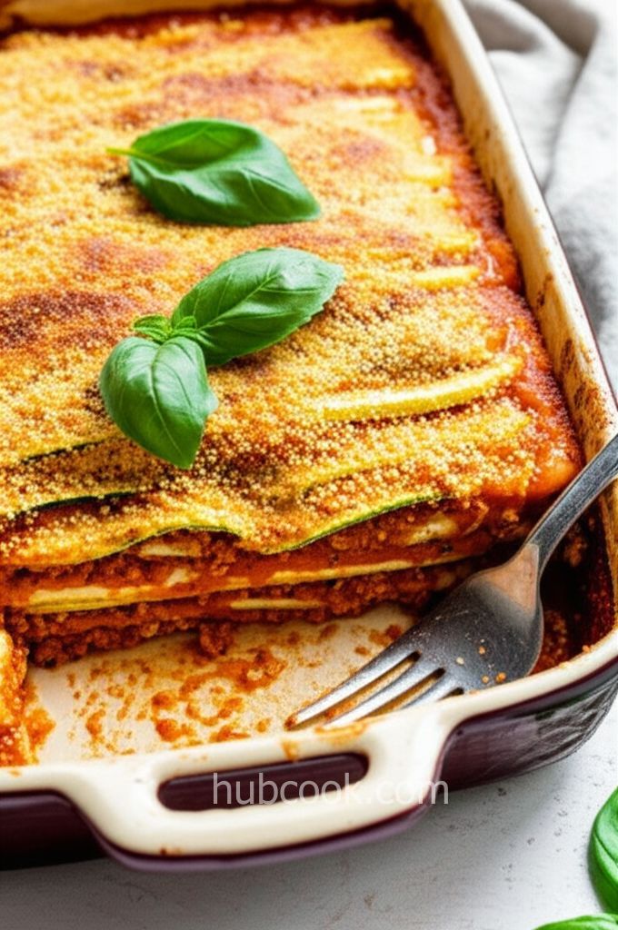 Eggless Zucchini Lasagna