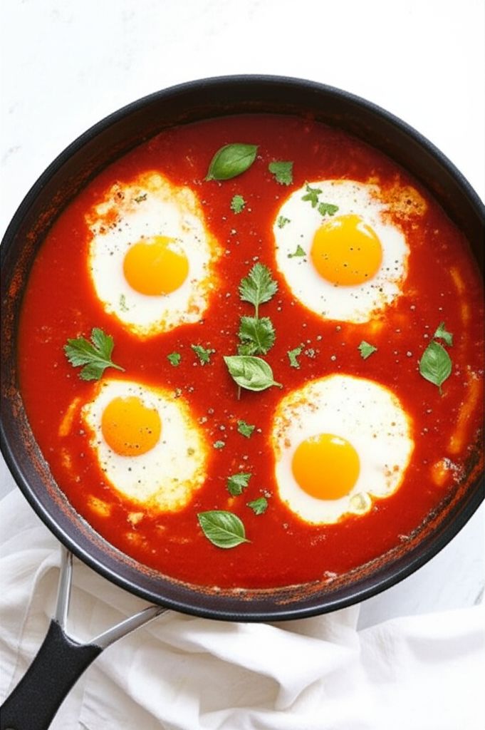 Eggs Poached in Tomato Sauce