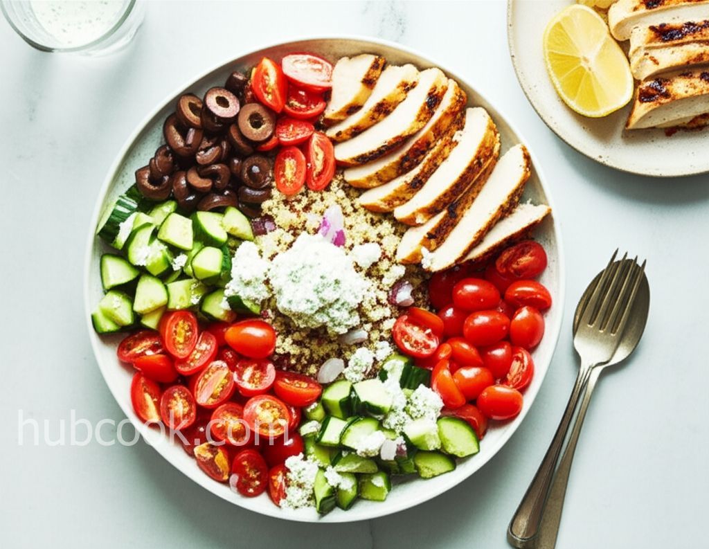 Greek Chicken Quinoa Bowl