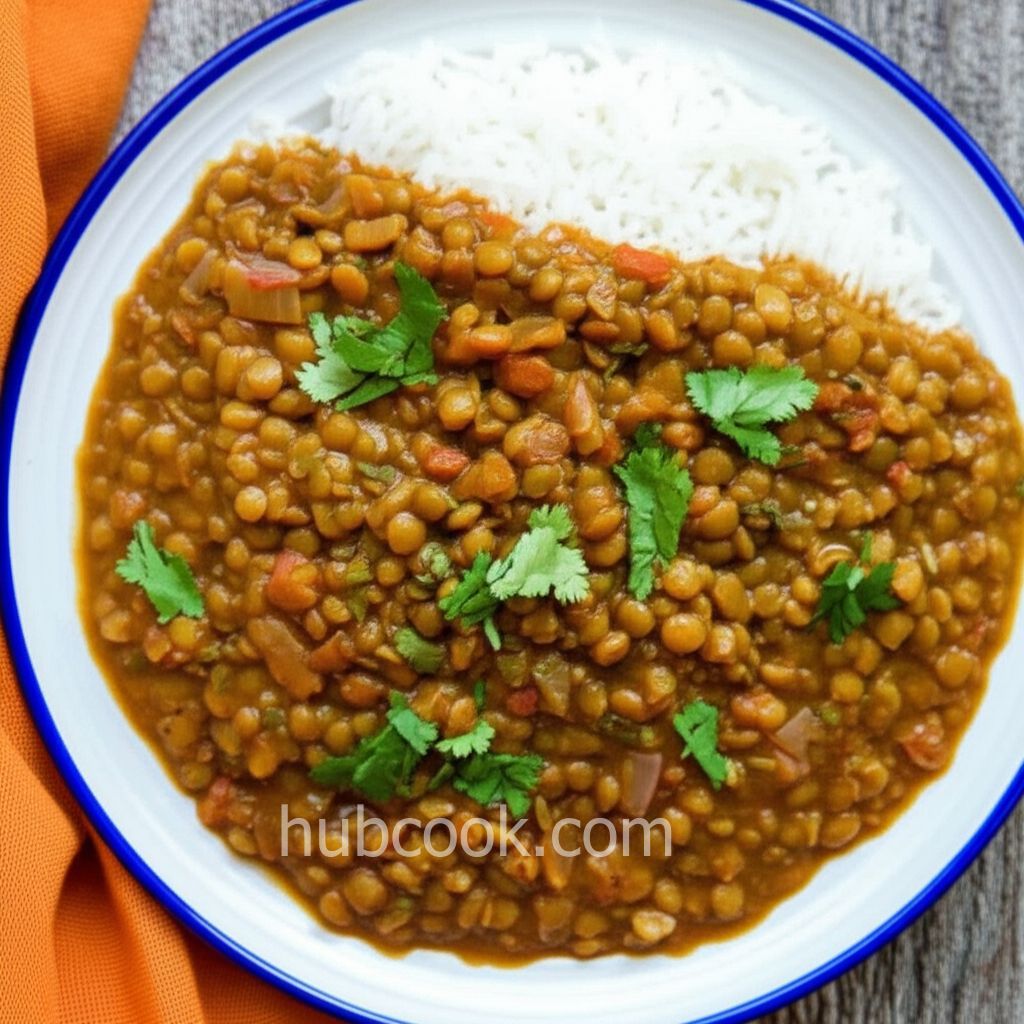 Indian Lentils and Spinach