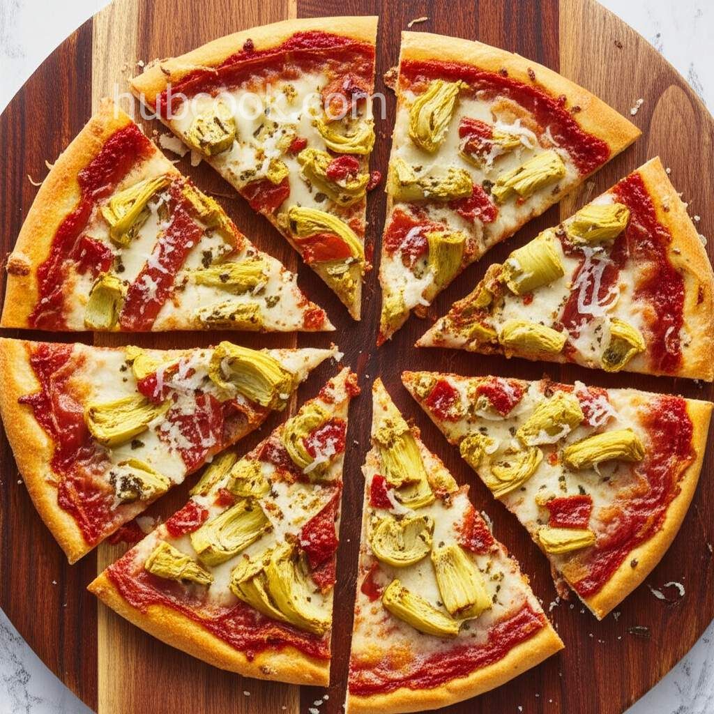 Prosciutto-Artichoke Pizza