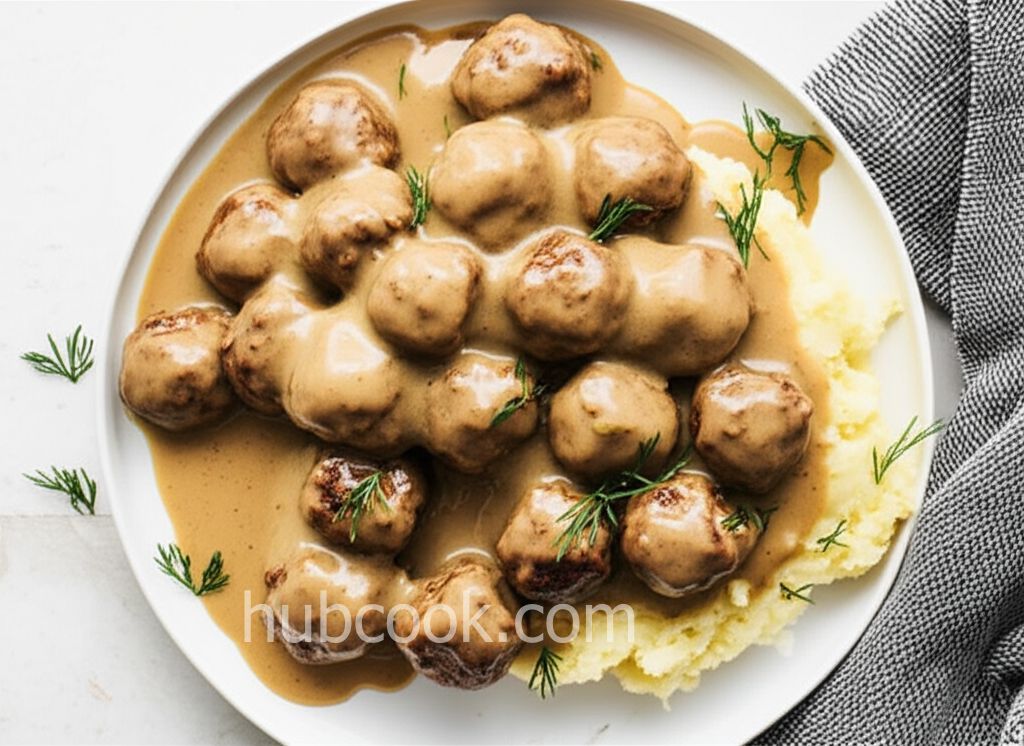 Slow Cooker Swedish Meatballs